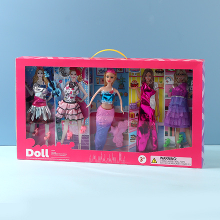 6936706411151 Ensemble de grande poupée mignonne sirène fille 34,9 €